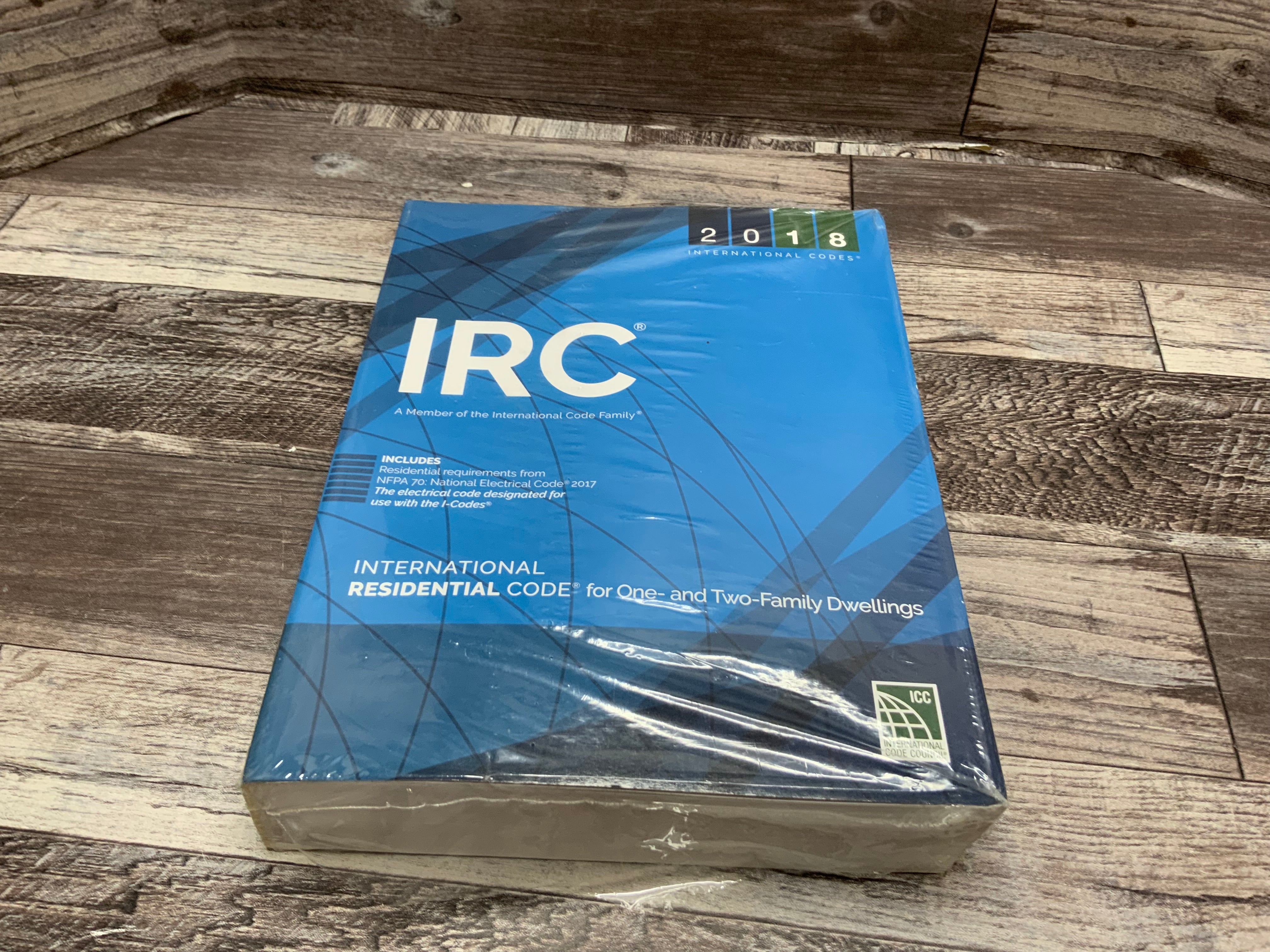 2018 International Residential Code for One- & Two-Family Dwellings (Paperback) (8083418710254)